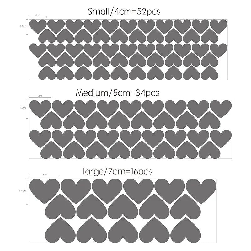 ملصقات ديكور لغرفة الطفلة على شكل قلب ذهبي ملصقات ديكور لغرفة الأطفال ملصقات ديكور لغرفة الأطفال ملصقات ديكور للحائط