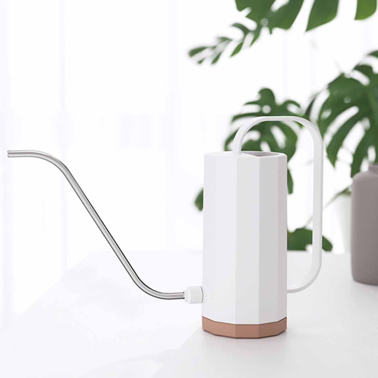 Tall Geometric Gooseneck Watering Can White | Sage & Sill